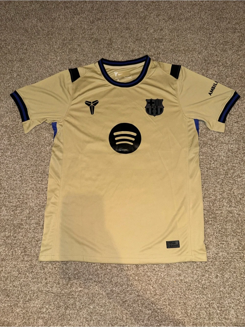 Nike x Kobe FC Barcelona 2025-26 Lamine Yamal #10 Men’s Fan Away Soccer Jersey🆕